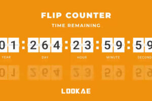 PR模板-数字时钟翻页倒计时动画 Flip Counter