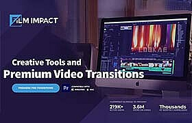 PR插件-最受欢迎六类58个特效动画转场过渡插件合集包FilmImpact Premium Video Transitions V4.7.2 CE Win