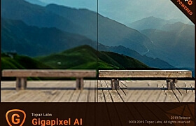 PS滤镜-Topaz Gigapixel AI 5.1.6汉化版 AI人工智能无损放大软件|支持PS2021