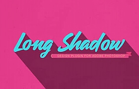 PS插件-长阴影拖尾投影效果 LongShadow v1.1 Win