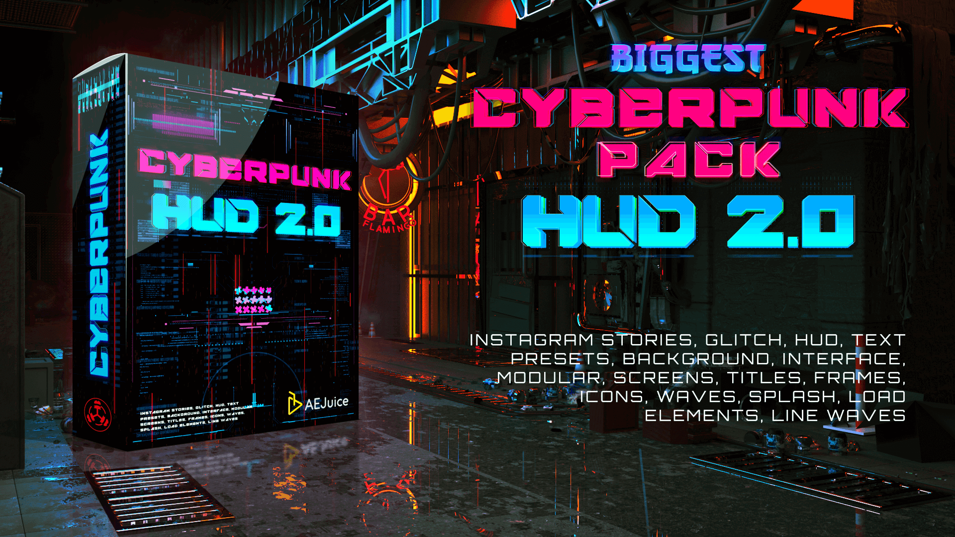 Cyberpunk HUD V2