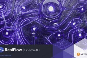 C4D流体模拟插件-NextLimit RealFlow v3.3.6.0058 支持C4D R23-R26