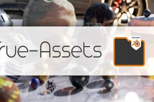 Blender插件-True-Assets V3.0.0 材质贴图工程预设标记管理