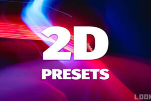 图层动作缓入缓出旋转缩放动画PR预设 2D Animation Presets