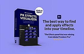 PR脚本-模糊雾化锐化调色风格化扭曲透视变换键控视觉特效预设脚本 Effects Visualizer