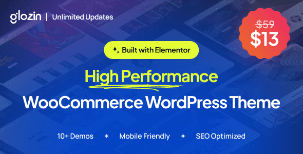 Glozin v1.9.1 官方汉化版 – 多用途 WooCommerce WordPress 主题