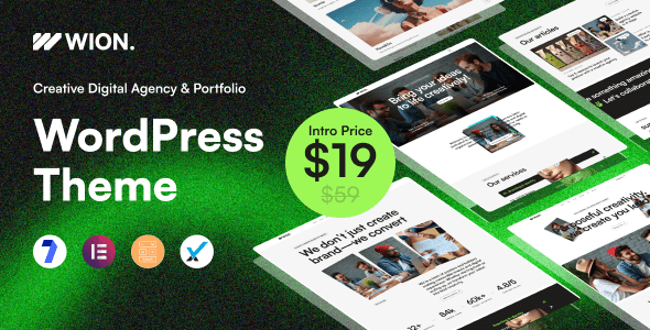 Wion v1.0 – 创意机构与Portfolio WordPress主题汉化版