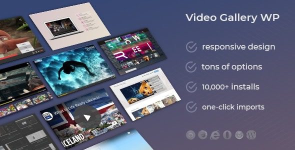 Video Gallery v12.40 汉化版 WordPress 插件：必备视频图库终极解决方案