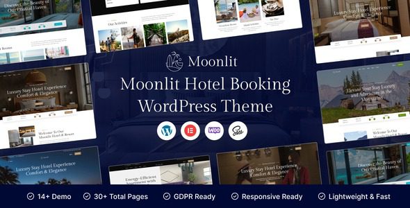 Moonlit v1.2.0 酒店预订 WordPress 主题 – 官方汉化版