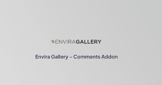 Envira Gallery – Comments Addon 1.3.1 官方拓展插件下载