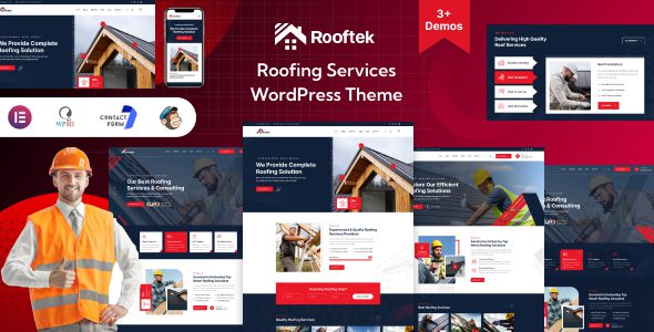 Rooftic v1.0.0 – 专业屋顶服务 WordPress 主题 汉化版