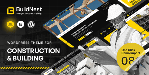 Buildnest v1.0.1 建筑行业WordPress主题 官方汉化版