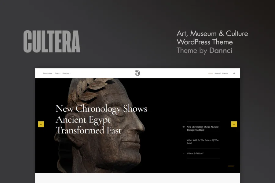 Cultera v3.1 官方版：艺术文化娱乐杂志WordPress主题
