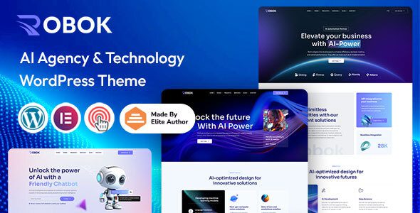 Robok v1.2 独家AI代理与科技WordPress主题汉化版