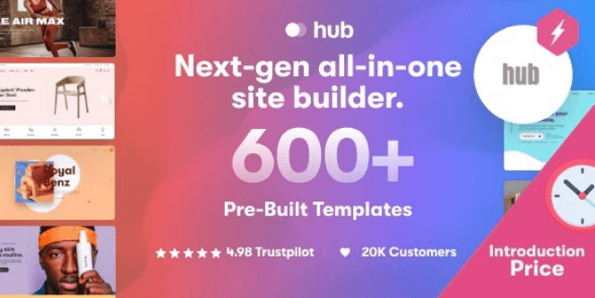 <span class="bbh-title-badge" style="background:#28a745">亲测</span> Hub Nulled v6.0.3 – 响应式多用途WordPress主题汉化版