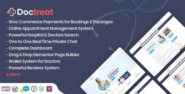 Doctreat v.1.7.0 – 医生目录WordPress主题 | 必备医疗主题