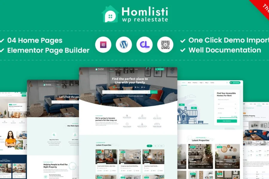 Homlisti v3.2.3 – 终极房地产WordPress主题汉化版