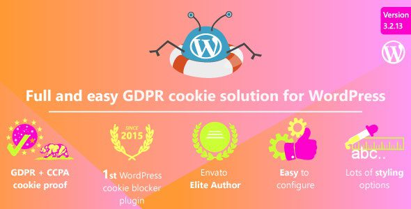 <span class="bbh-title-badge" style="background:#28a745">亲测</span> WeePie Cookie Allow v3.4.12 完整版：GDPR/AVG/CCPA Cookie合规性WordPress插件
