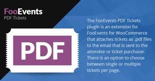 FooEvents PDF Tickets v2.0.7 独家汉化版 – WordPress PDF门票插件