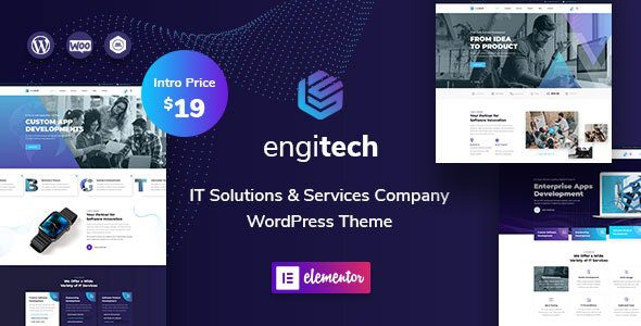 <span class="bbh-title-badge" style="background:#28a745">亲测</span> Engitech v1.9.1 官方IT解决方案WordPress主题 专业版