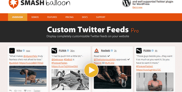 Custom Twitter Feeds Pro v2.6.1 – Essential WordPress Twitter News Feed Plugin