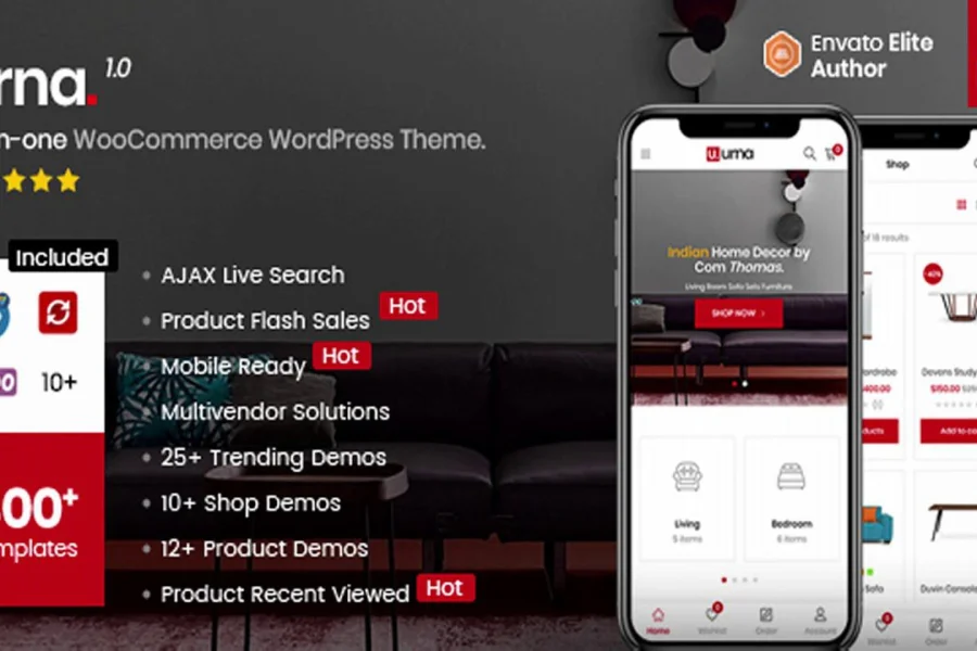 Urna v2.6 Official WooCommerce Furniture WordPress Theme - Pro Version