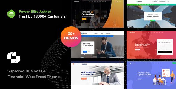 Businext v.2.5.0 – Essential WordPress Theme for Commercial Financial Institutions
