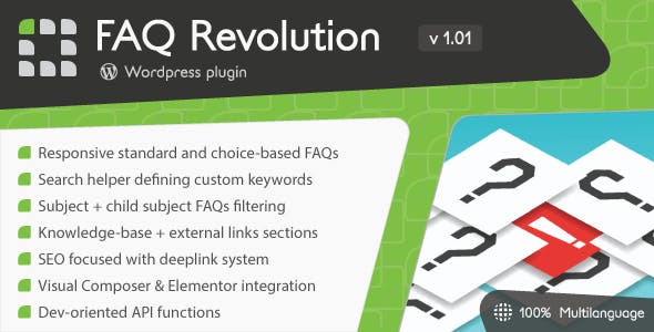 FAQ Revolution v2.4.2 – Essential WordPress FAQ Plugin to Boost SEO