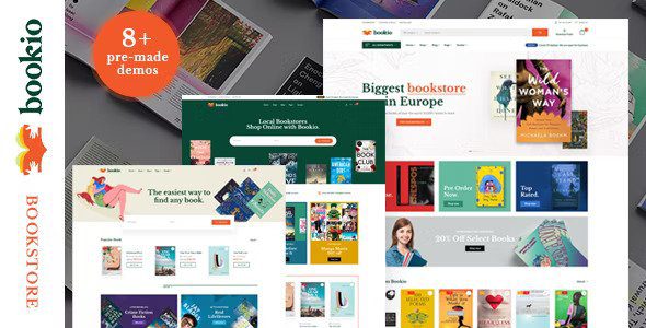 Bookio v1.3.3 汉化版：书店WooCommerce WordPress主题必备