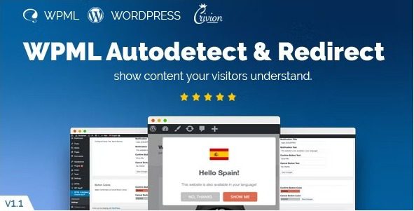 WPML Redirect Based on IP Country 2.1 汉化版：基于国家IP的WordPress语言切换必备插件