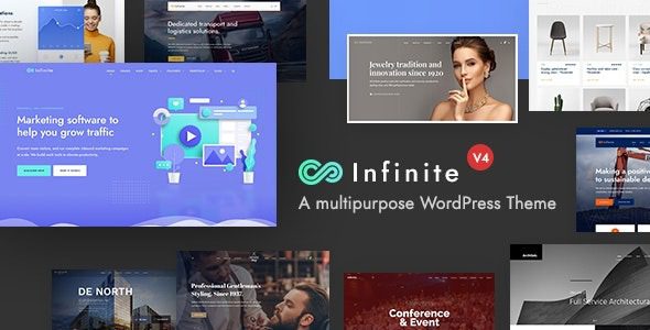 Infinite v4.1.2 官方版：终极响应式多用途WordPress主题