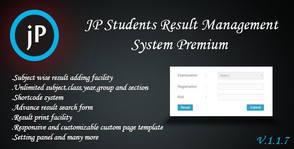 <span class="bbh-title-badge" style="background:#28a745">亲测</span> JP Students v1.1.7 Chinese Version – Essential Advanced WordPress Plugin for Grade Management