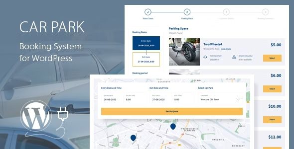 Car Park Booking System for WordPress v3.7 – 官方停车场预订系统插件