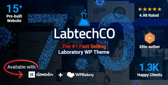 LabtechCO v7.4 官方汉化版：实验室与科学研究WordPress主题
