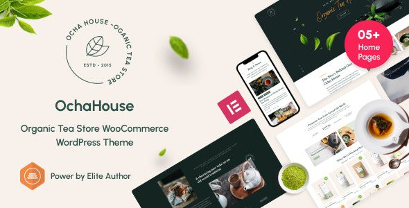 OchaHouse v2.2.8 – 官方有机茶店WooCommerce WordPress主题