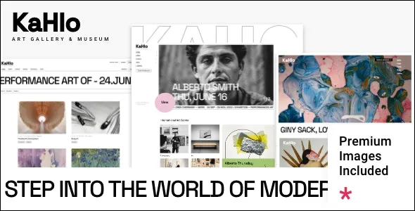 Kahlo Art Gallery and Museum Theme v1.2.1 专业美术馆WordPress主题