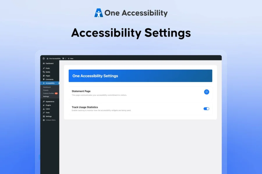 One Accessibility Pro v1.2.5 官方无障碍WordPress插件汉化版
