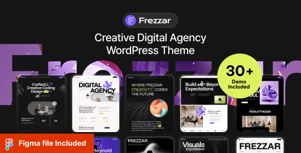 Frezzar v1.0.0 创意数字代理机构 WordPress 主题汉化版