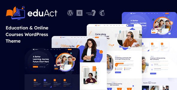 EduAct v1.0.1 汉化版：教育与课程 WordPress 主题必备