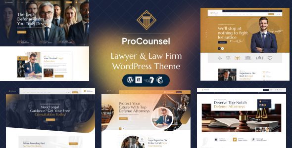 ProCounsel 律师事务所 WordPress 主题汉化版 v1.0.0 专业必备