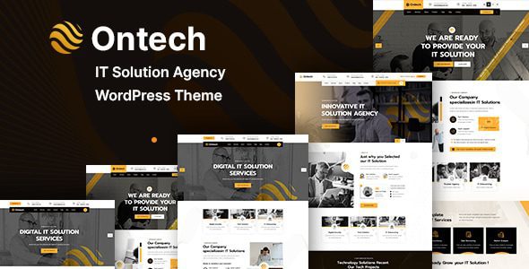Ontech v1.1 官方汉化版：IT解决方案公司WordPress主题必备