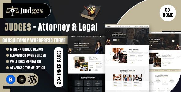 Judges v1.0.0 Official Lawyer Legal WordPress Theme Essential Guide