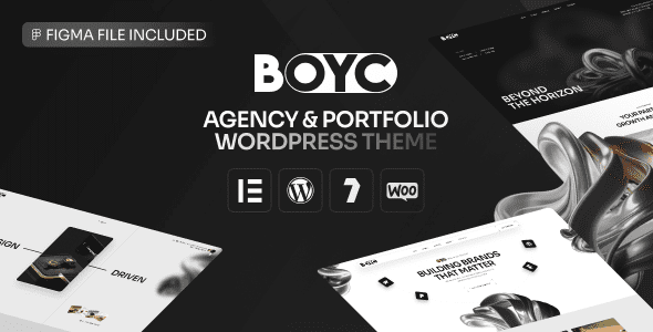 Boyc v1.0.0 官方创意代理机构作品集 WordPress 主题必备