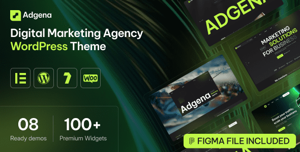 Adgena v1.0.0 数字营销代理机构 WordPress 主题 独家评测