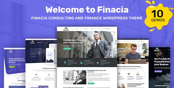 Finacia WordPress主题：金融与商务网站必备利器