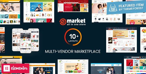 <span class="bbh-title-badge" style="background:#28a745">亲测</span> eMarket v8.2.3 多供应商市场WordPress主题 | 终极电商解决方案