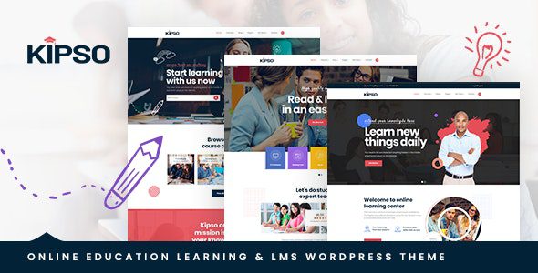 Kipso v1.3.7 – Professional Education LMS WordPress Theme Latest Version