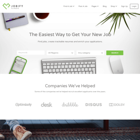 Jobify v4.3.4 – 专业工作委员会 WordPress 主题(官方中文版)