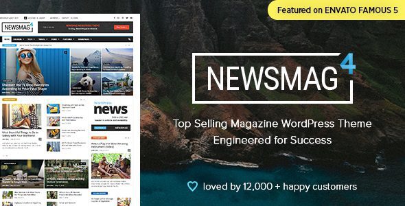 Newsmag v5.4.3.7 – Essential News Magazine WordPress Theme (Pro Version)