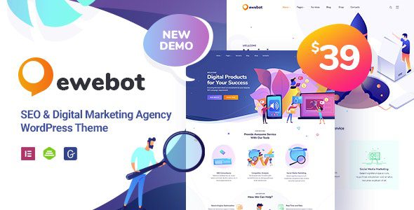 Ewebot v3.2.4 – 专业SEO数字营销机构WordPress主题（独家）